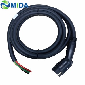 80A J1772 Type1 EV Plug Connector for Electric Car Charger