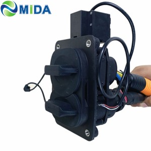 150A 200Amp CCS Type 2 Socket DC Fast Charge Inlet Combined Charging System for Vehicles Side
