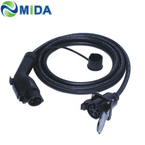 32A 5M Type 1 to Type 1 EV Socket EV Adapter Cable for Electric Car Charger